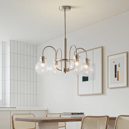 Clear Glass Shade Chandelier - Loonglight