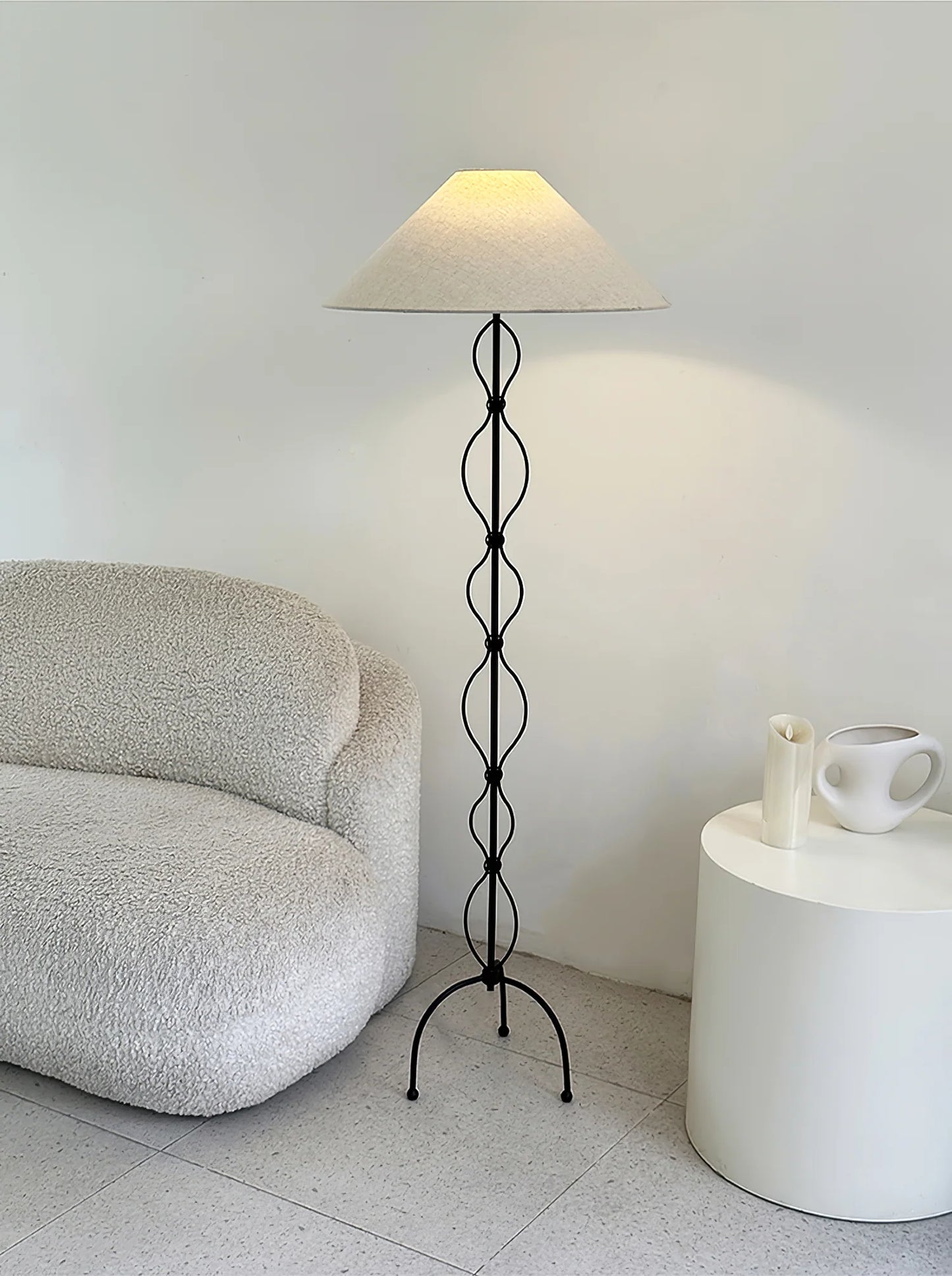 Sinuous Elegance Floor Lamp - Loonglight
