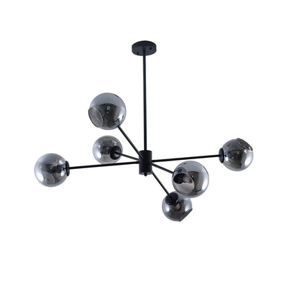Staggered Glass Molecular Chandelier - Loonglight