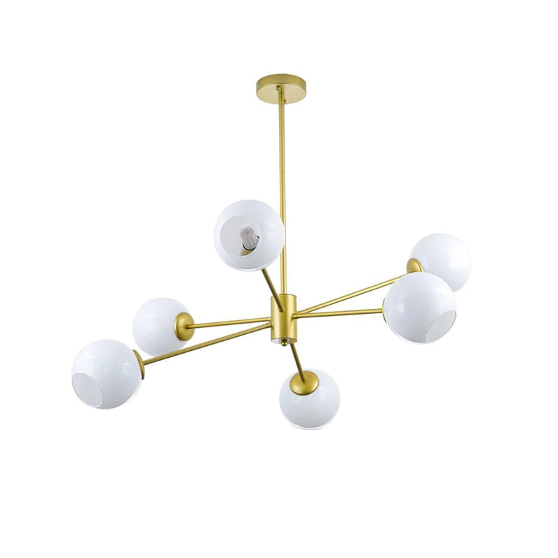 Staggered Glass Molecular Chandelier - Loonglight
