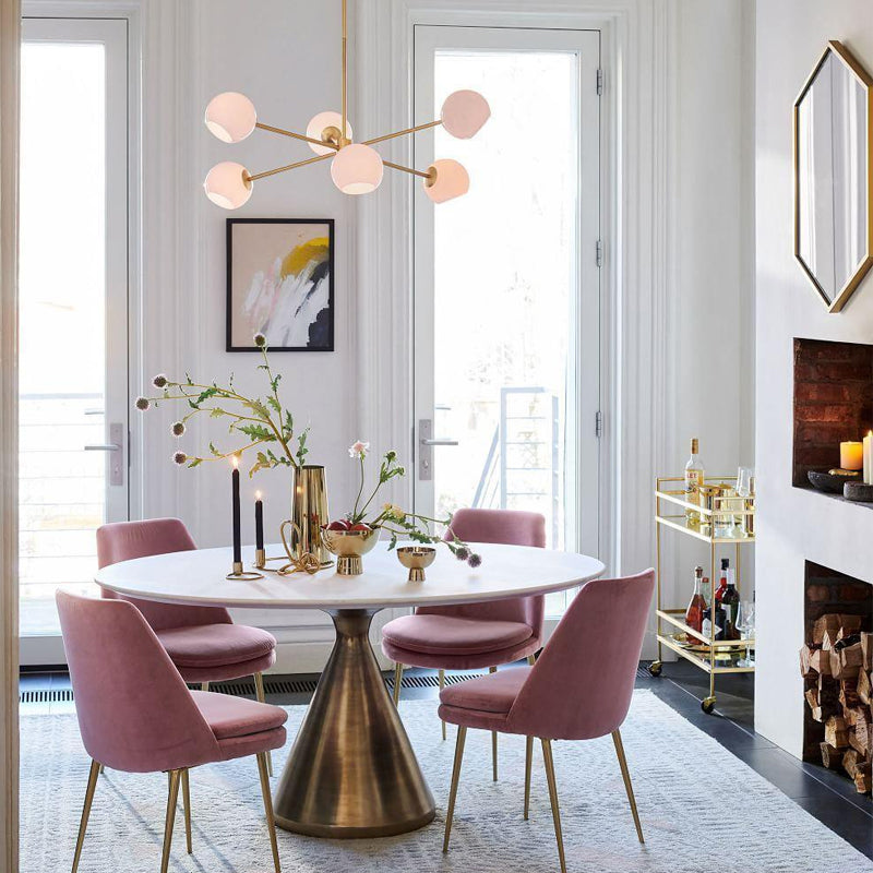 Staggered Glass Molecular Chandelier - Loonglight