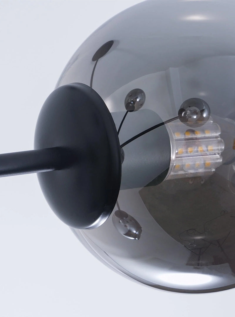 Staggered Glass Molecular Chandelier - Loonglight