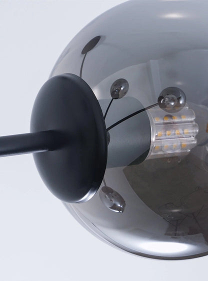 Staggered Glass Molecular Chandelier - Loonglight