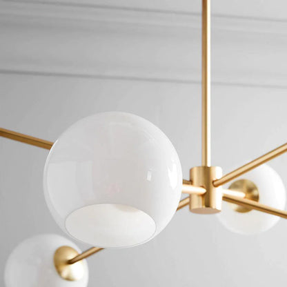 Staggered Glass Molecular Chandelier - Loonglight