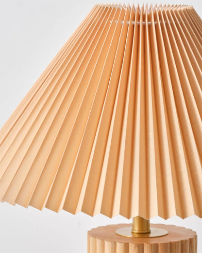 Solaire Pleated Table Lamp - Loonglight