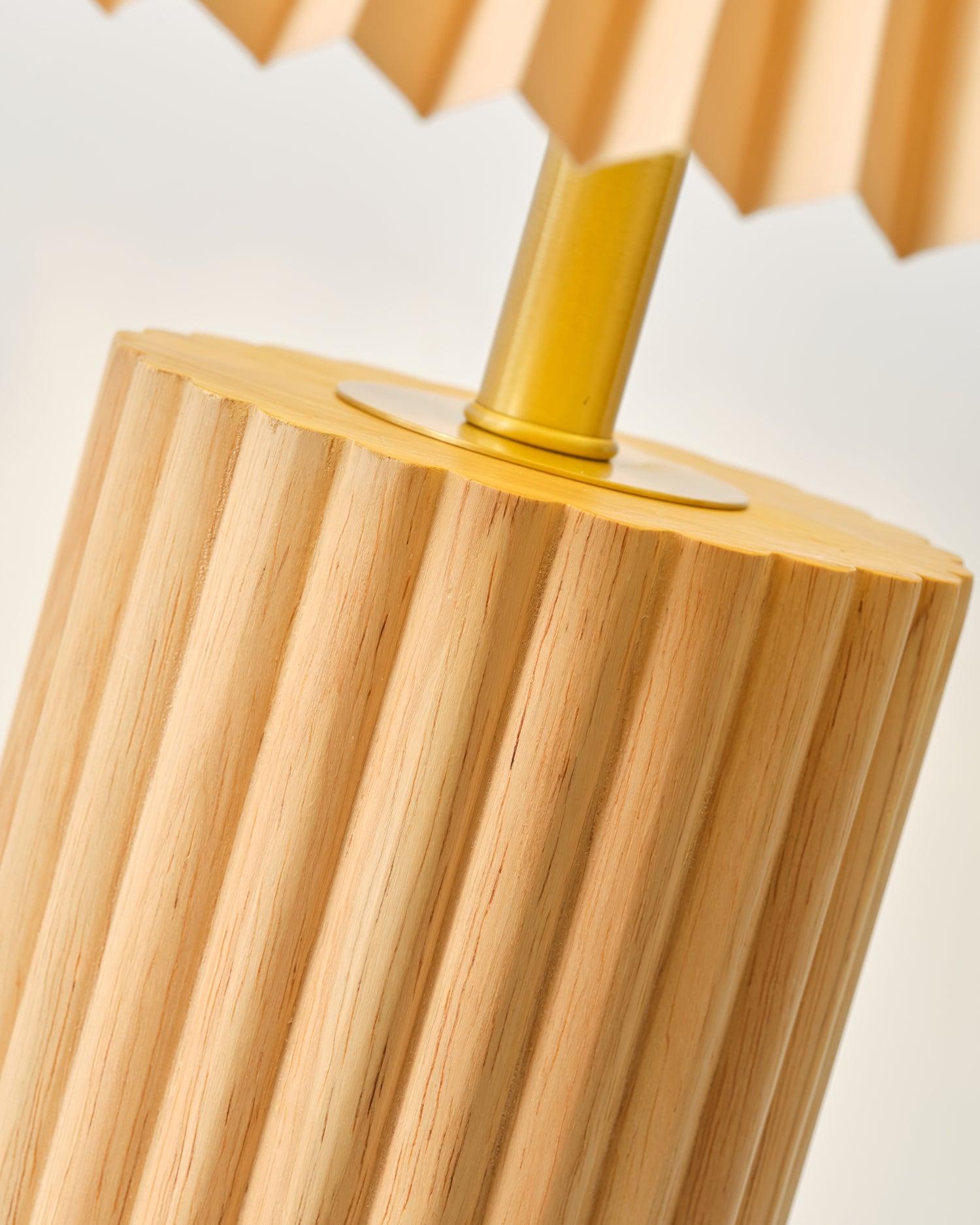 Solaire Pleated Table Lamp - Loonglight