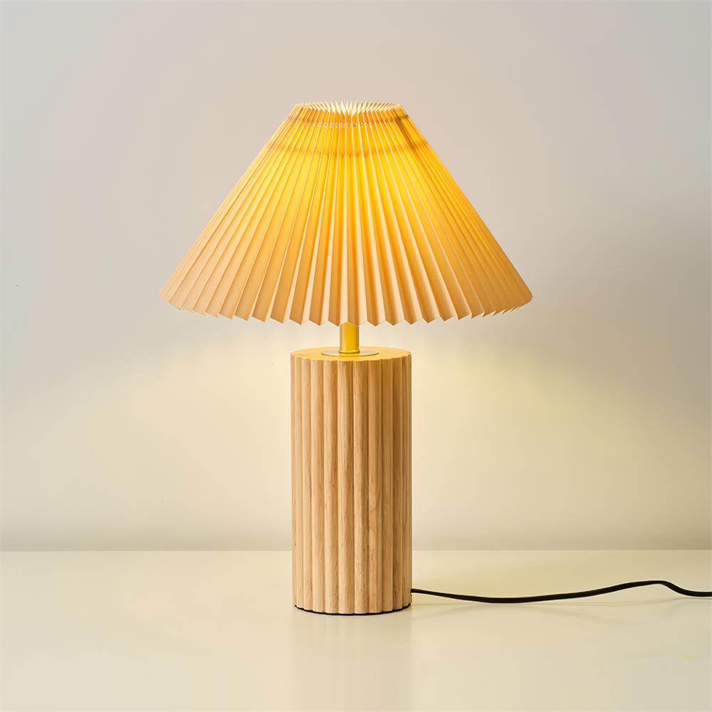 Solaire Pleated Table Lamp - Loonglight