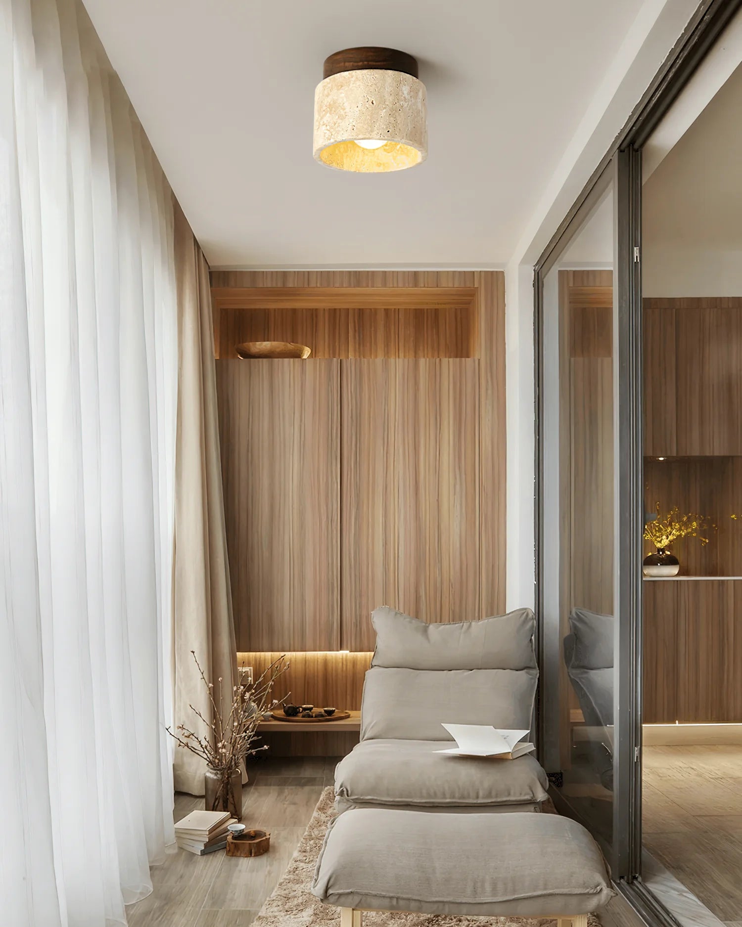 Sonoma Stone Ceiling Light - Loonglight