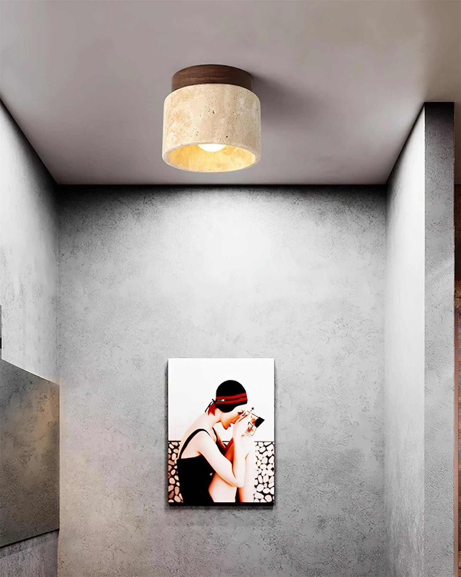 Sonoma Stone Ceiling Light - Loonglight