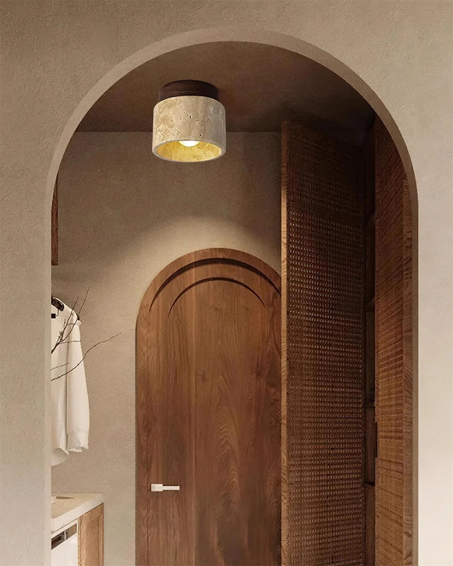 Sonoma Stone Ceiling Light - Loonglight