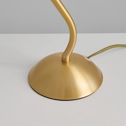 Squiggle Table Lamp Brass 11