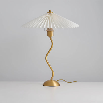 Squiggle Table Lamp Brass 8