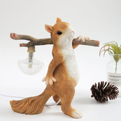 Squirrel Table Lamp - Loonglight