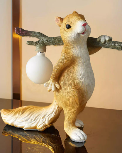 Squirrel Table Lamp - Loonglight