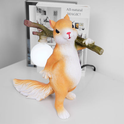 Squirrel Table Lamp - Loonglight