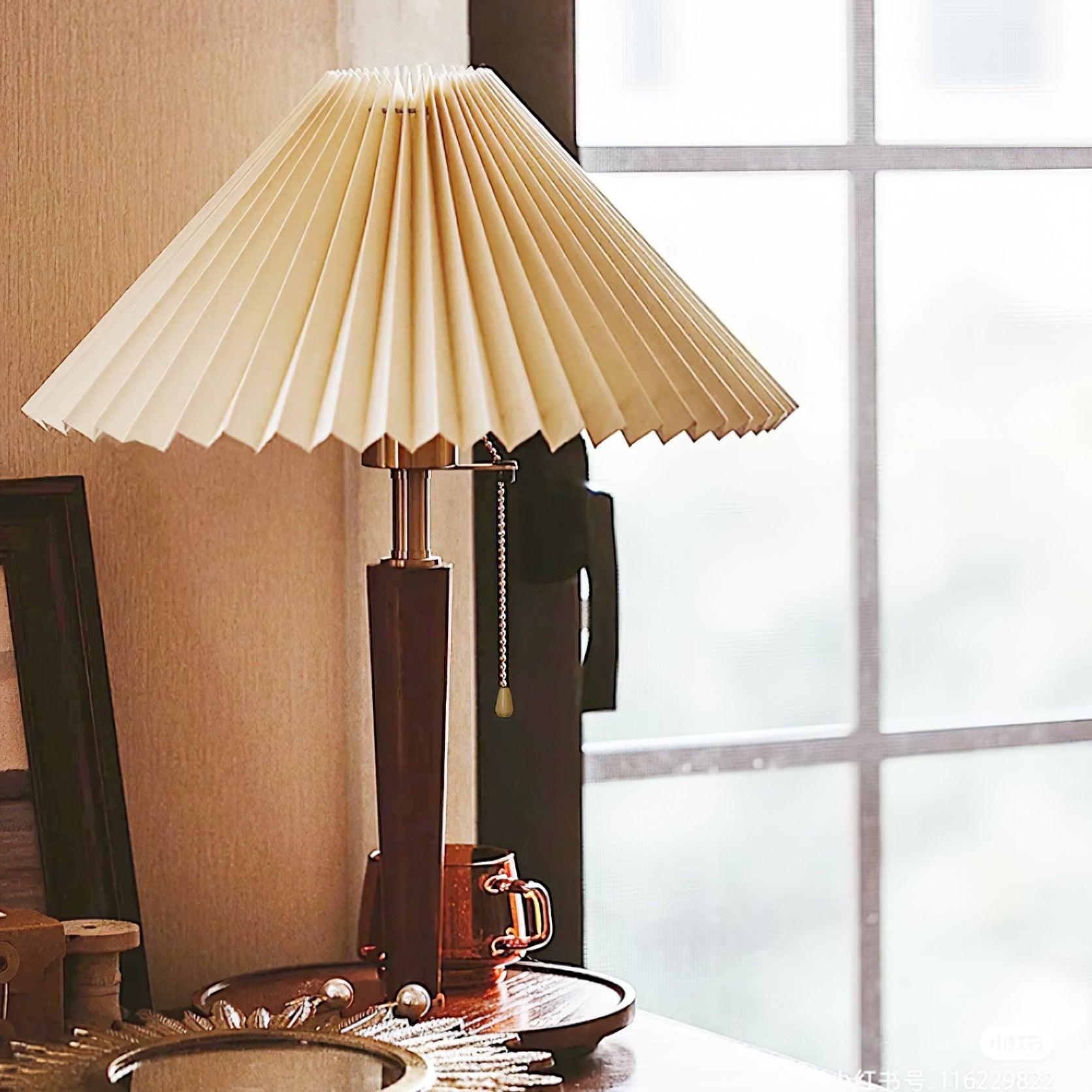 Suki Pleated Table Lamp - Loonglight
