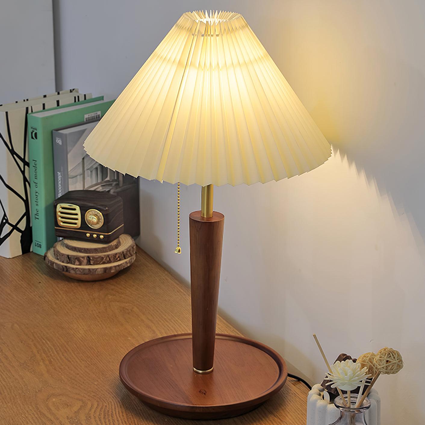 Suki Pleated Table Lamp - Loonglight