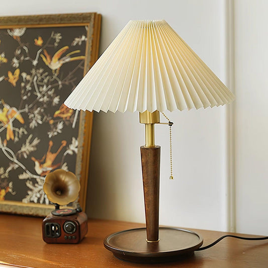 Suki Pleated Table Lamp - Loonglight