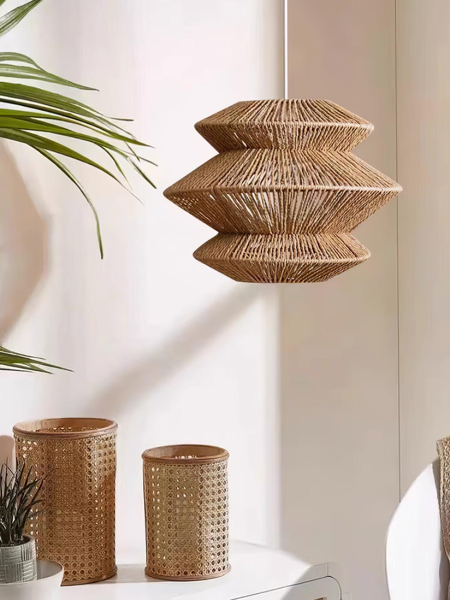Suru Rattan Pendant Lamp - Loonglight
