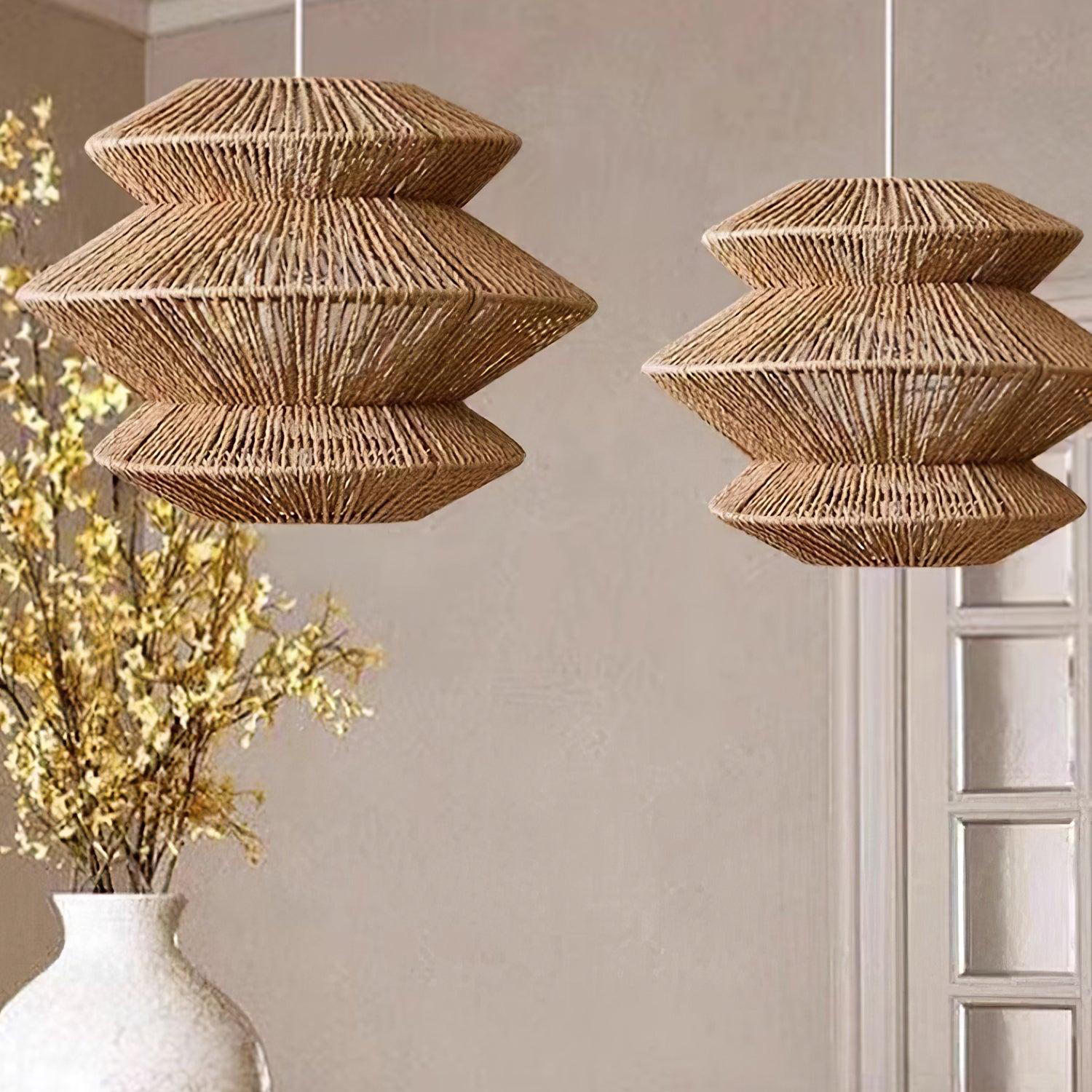 Suru Rattan Pendant Lamp - Loonglight