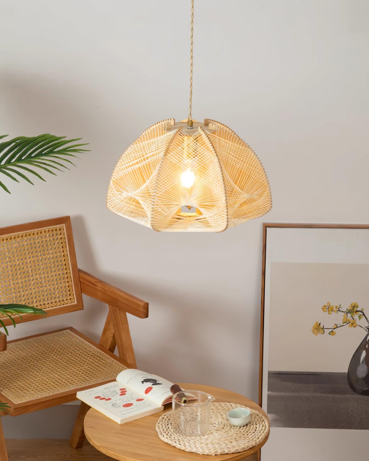 Surya Cage Pendant Light - Loonglight