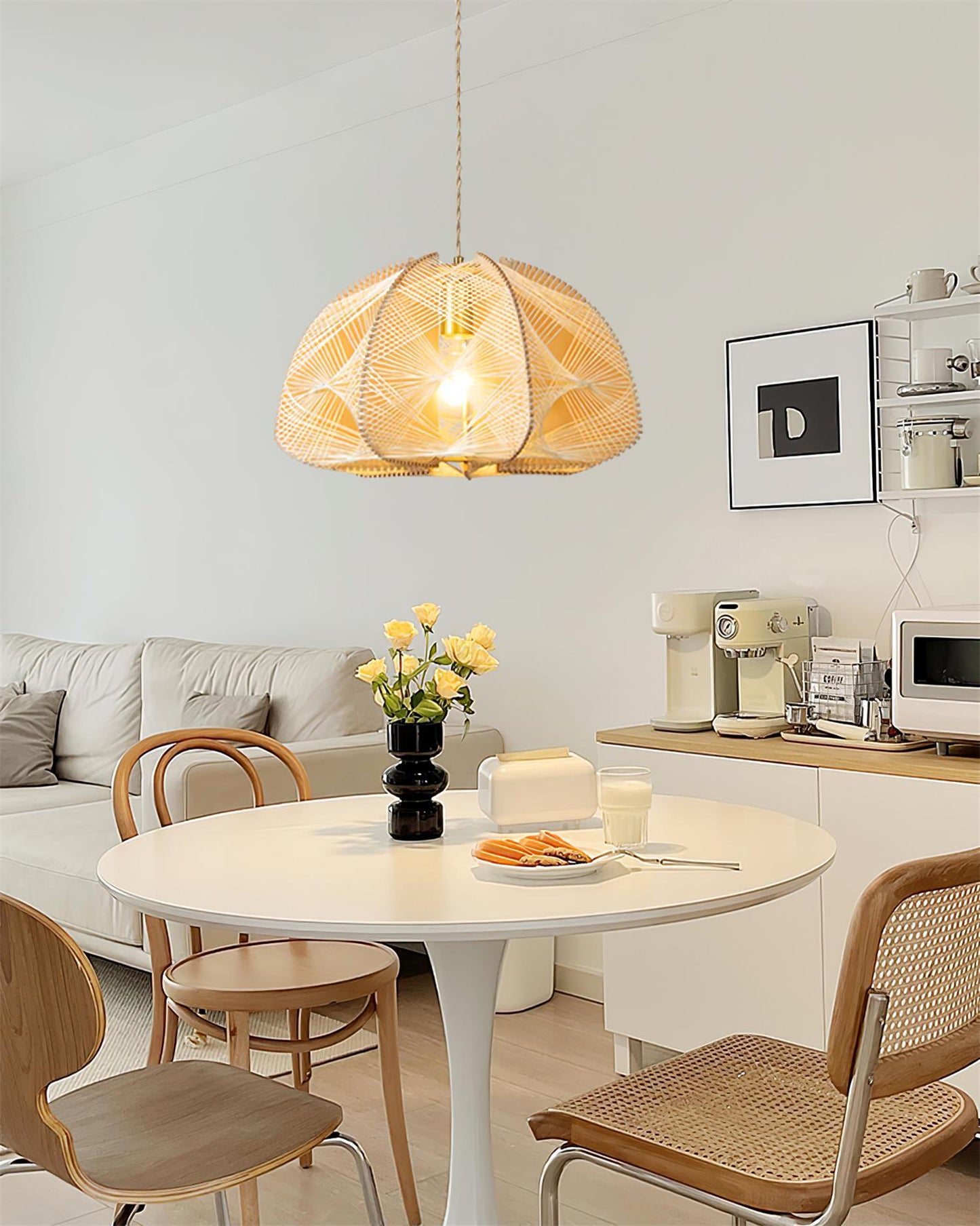 Surya Cage Pendant Light - Loonglight