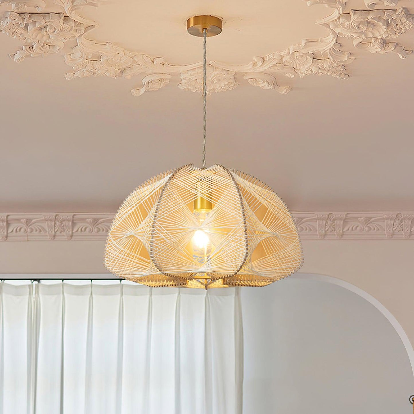 Surya Cage Pendant Light - Loonglight