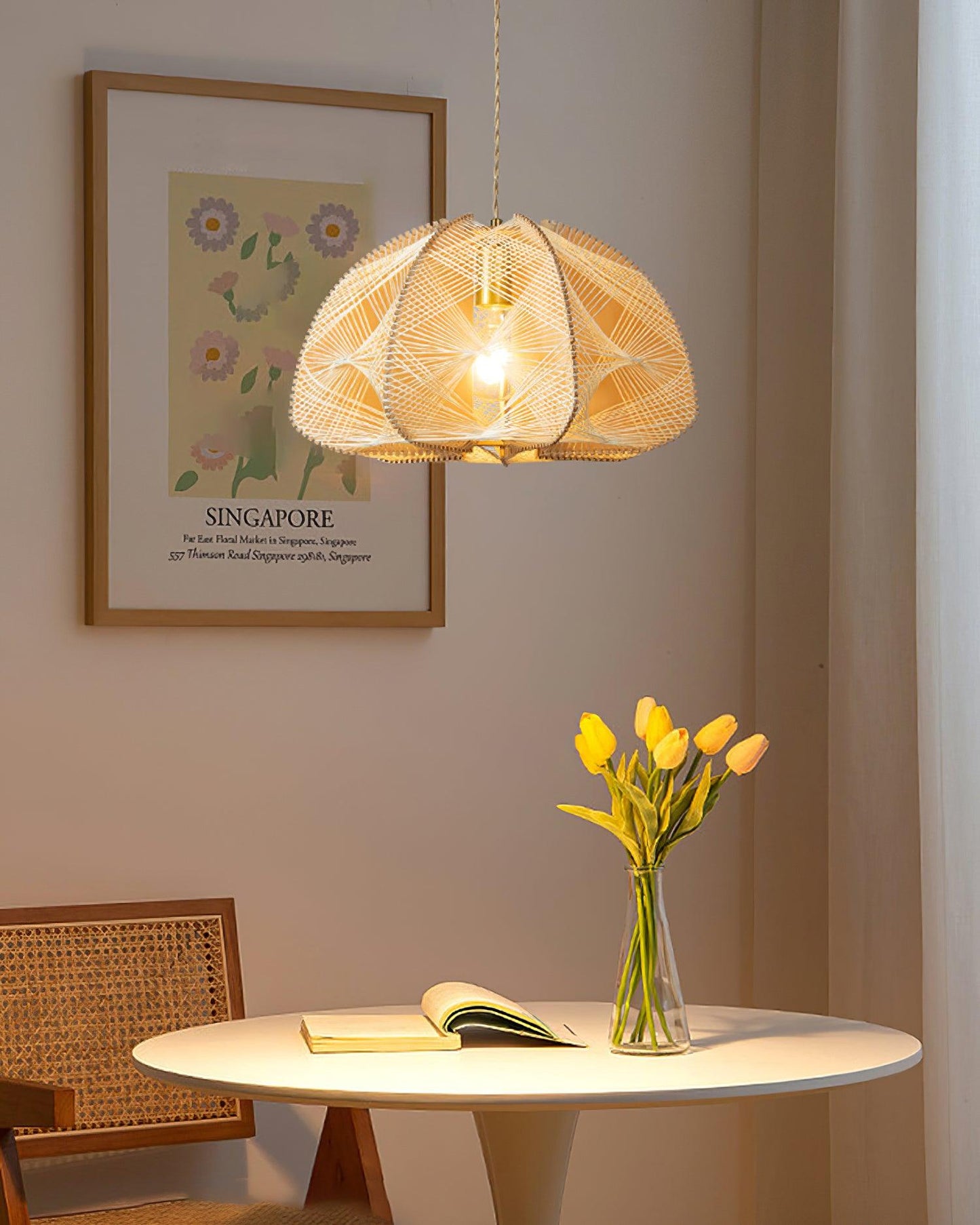 Surya Cage Pendant Light - Loonglight