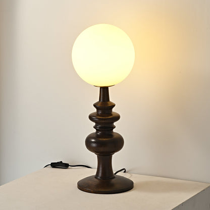Sveta Wood Table Lamp - Loonglight