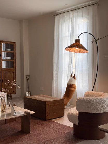 Tana Woven Floor Lamp - Loonglight