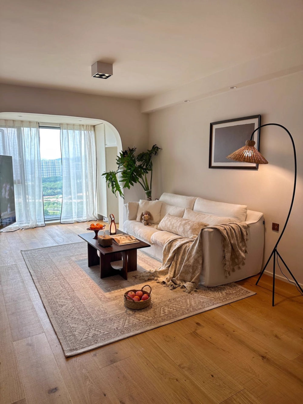 Tana Woven Floor Lamp - Loonglight