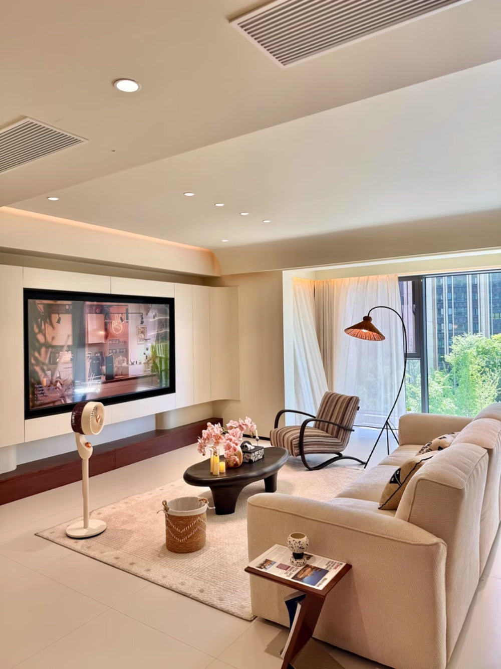 Tana Woven Floor Lamp - Loonglight