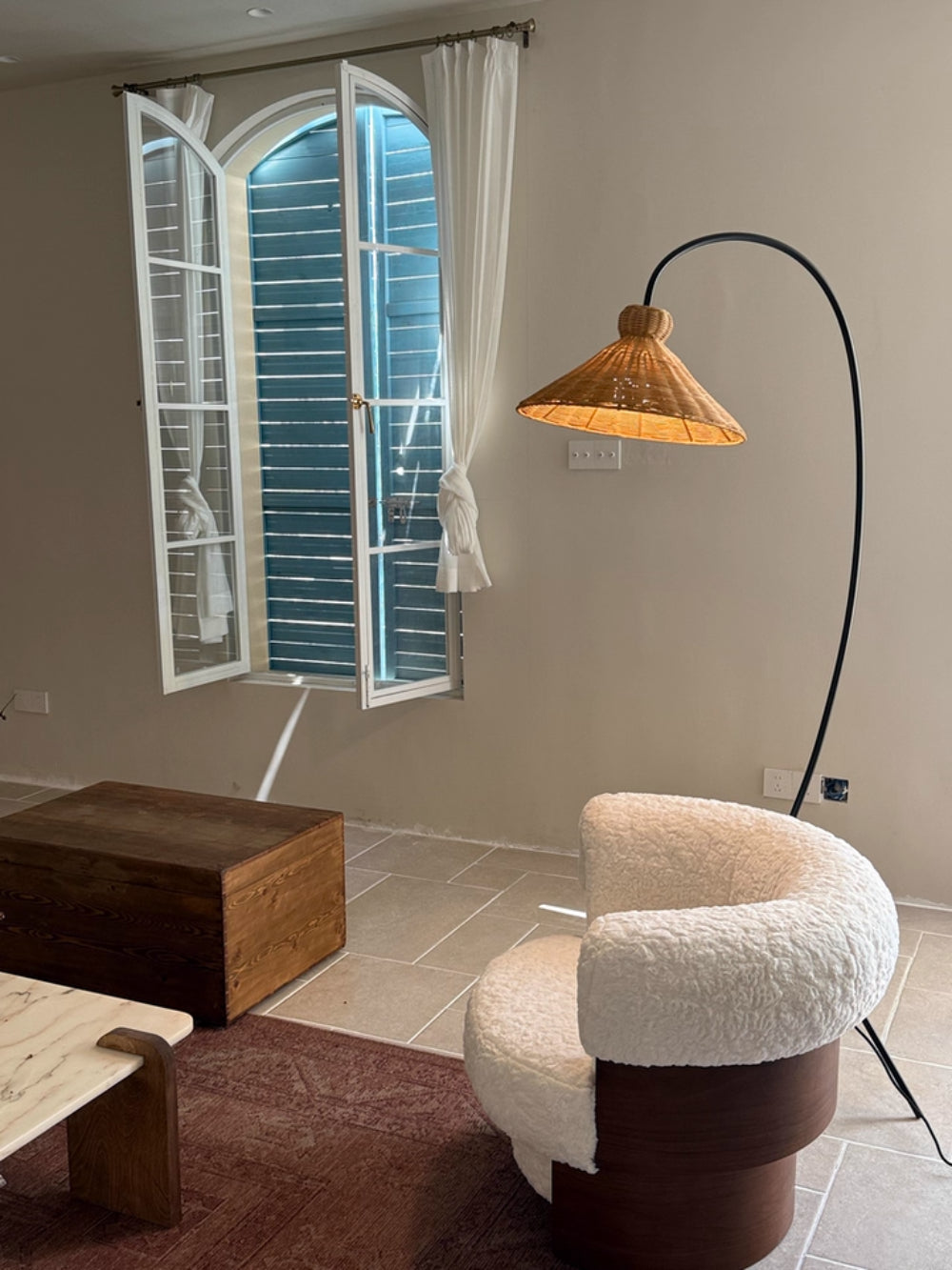 Tana Woven Floor Lamp - Loonglight