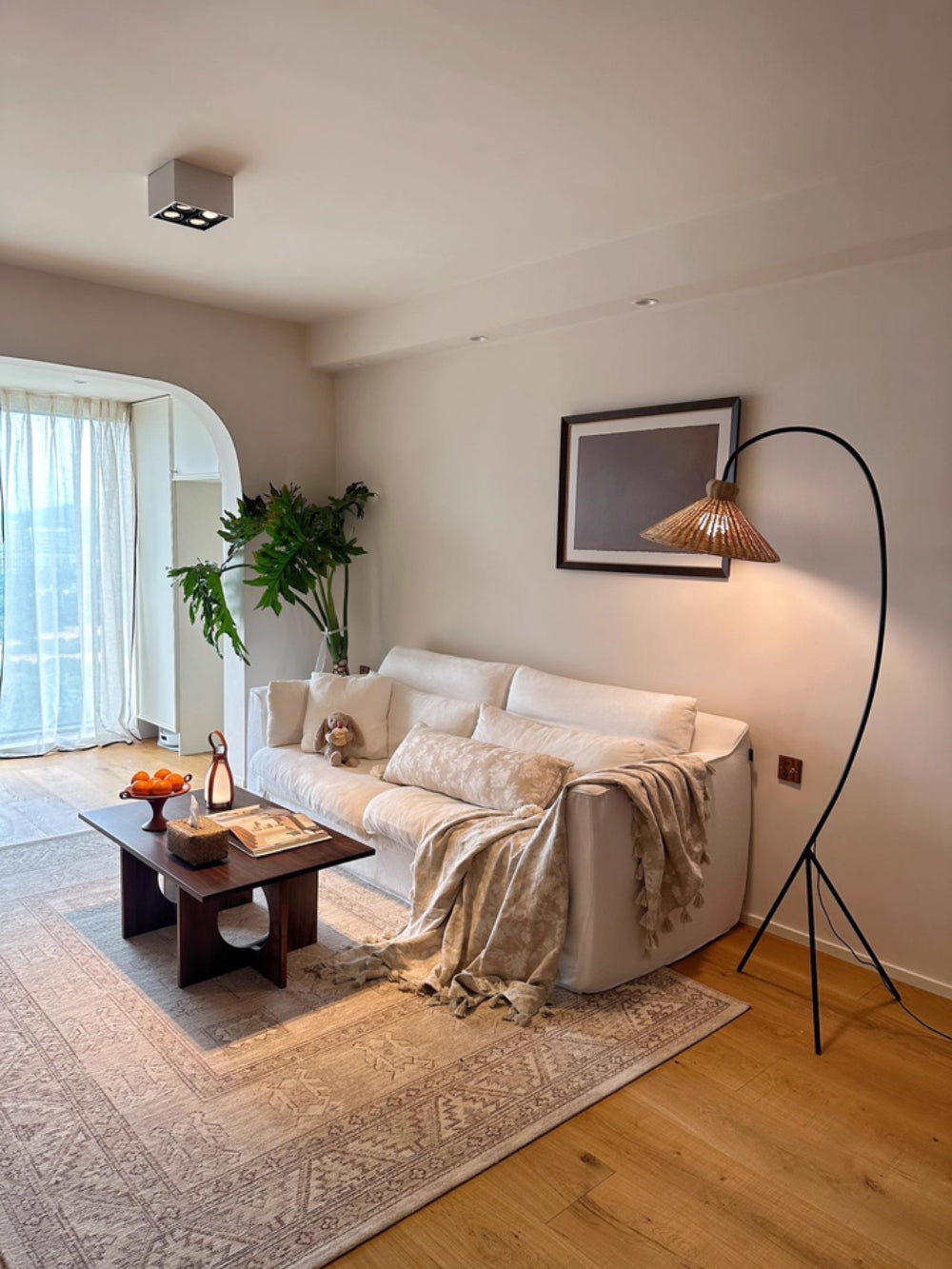 Tana Woven Floor Lamp - Loonglight