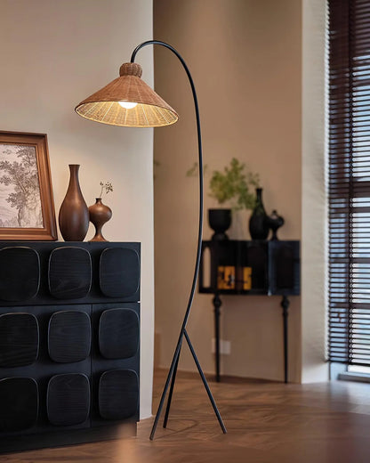 Tana Woven Floor Lamp - Loonglight