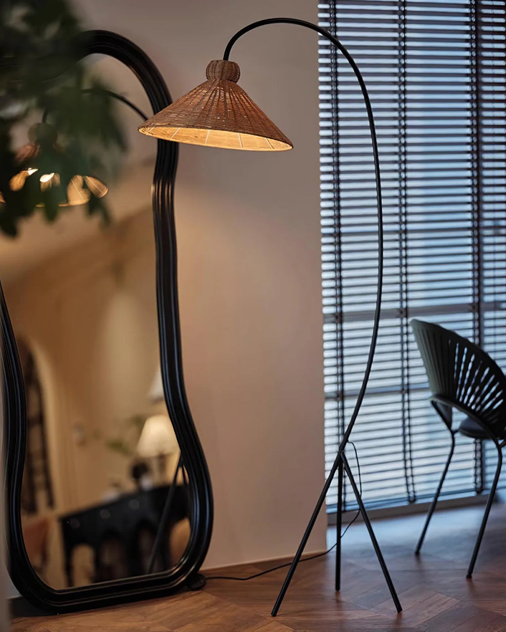 Tana Woven Floor Lamp - Loonglight