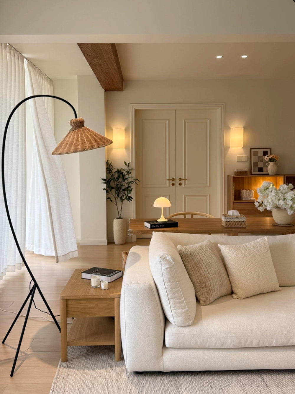 Tana Woven Floor Lamp - Loonglight