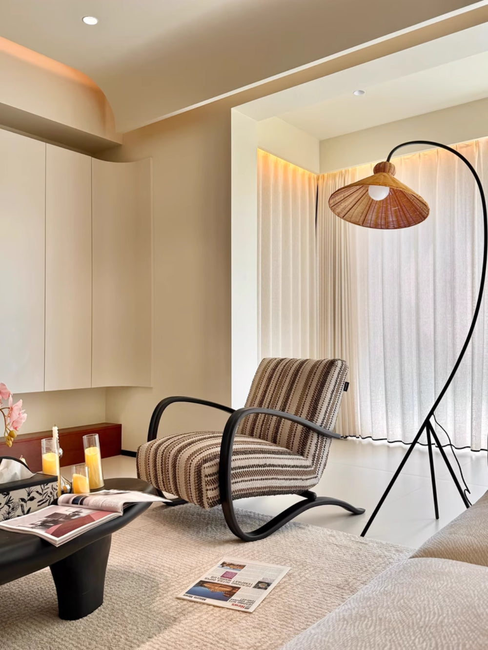 Tana Woven Floor Lamp - Loonglight