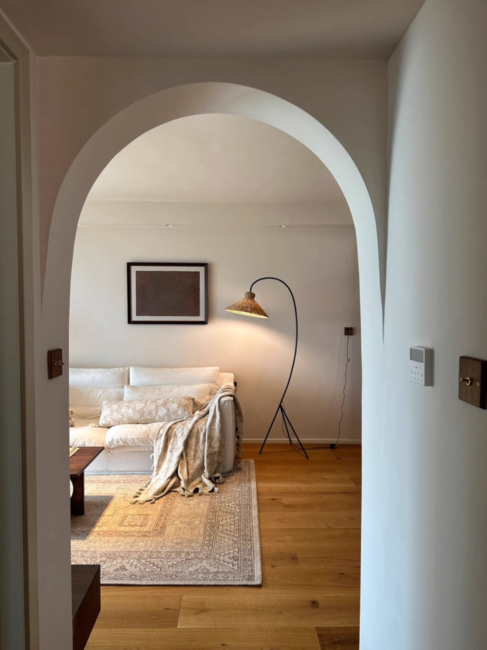 Tana Woven Floor Lamp - Loonglight