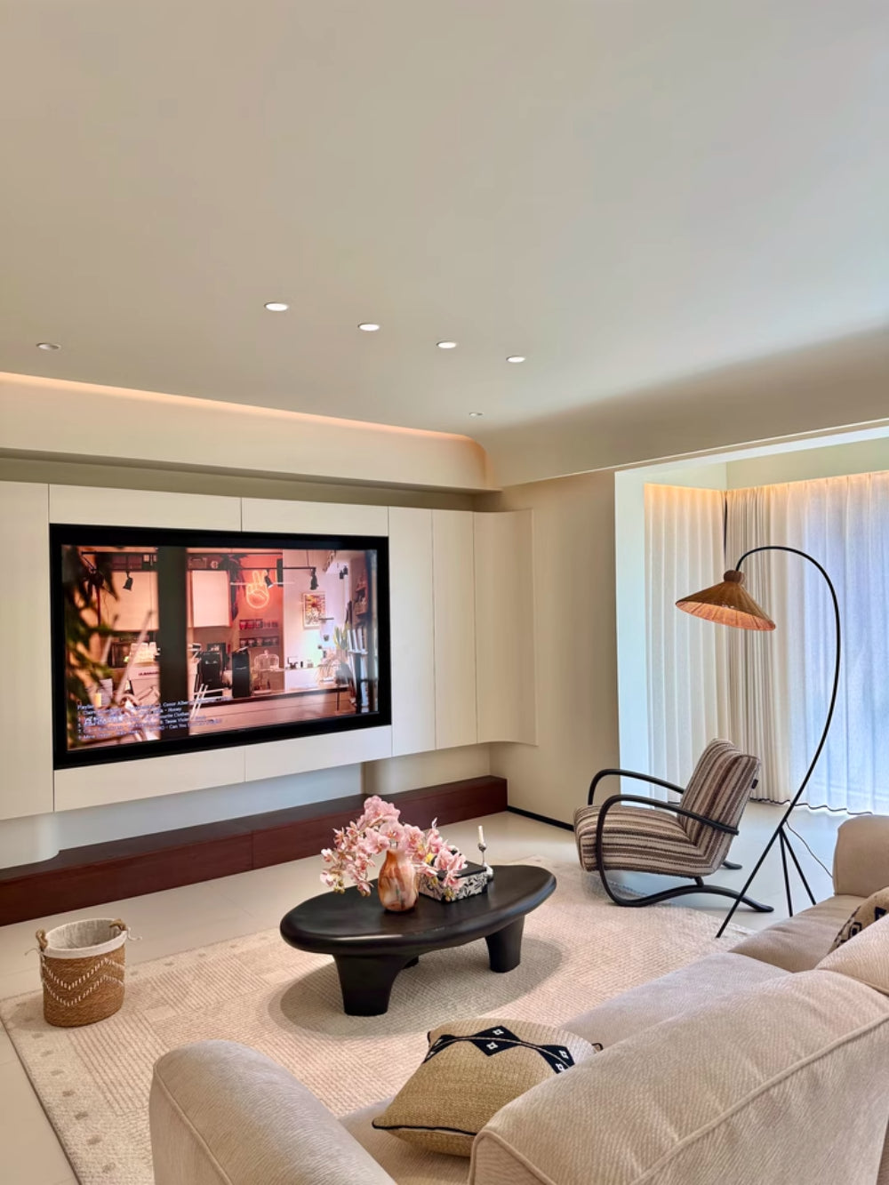 Tana Woven Floor Lamp - Loonglight