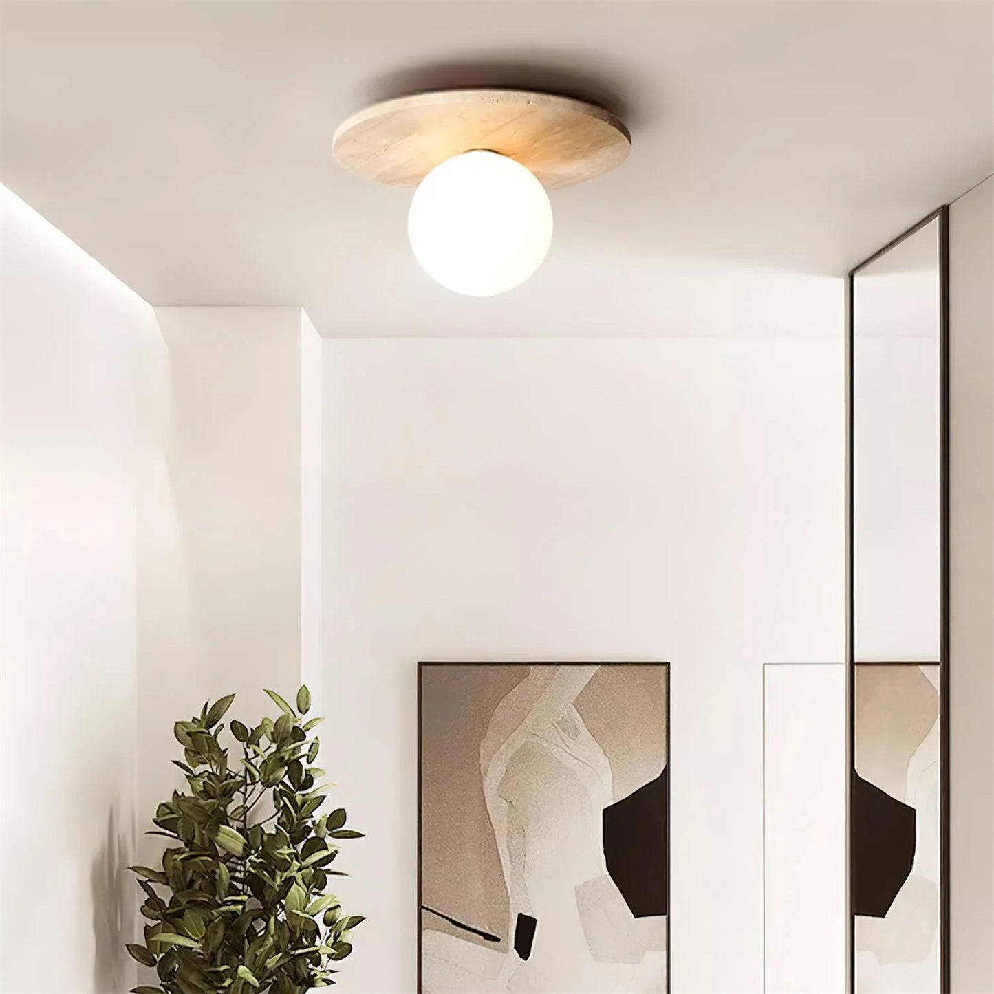 Tanner Globe Ceiling Light - Loonglight