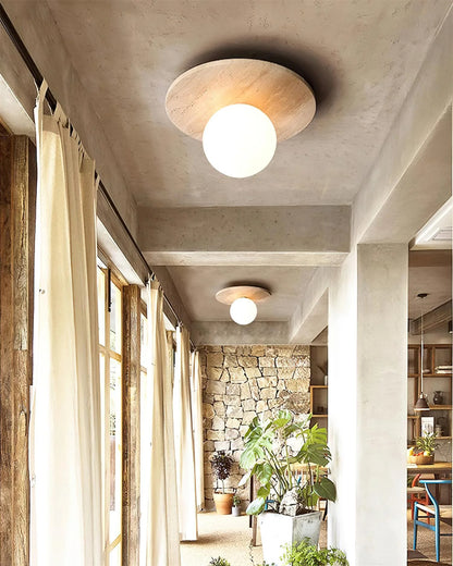 Tanner Globe Ceiling Light - Loonglight