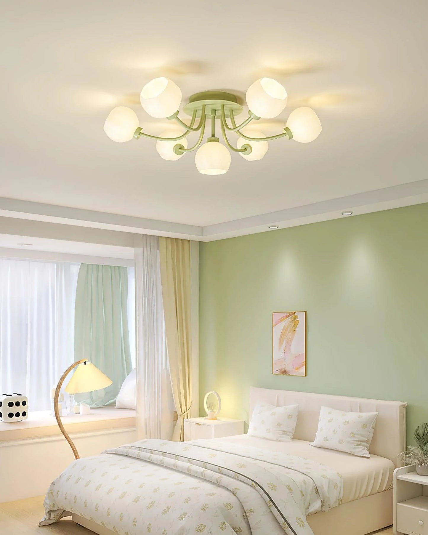 Taras Flower Ceiling Lamp - Loonglight