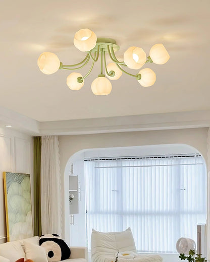 Taras Flower Ceiling Lamp - Loonglight