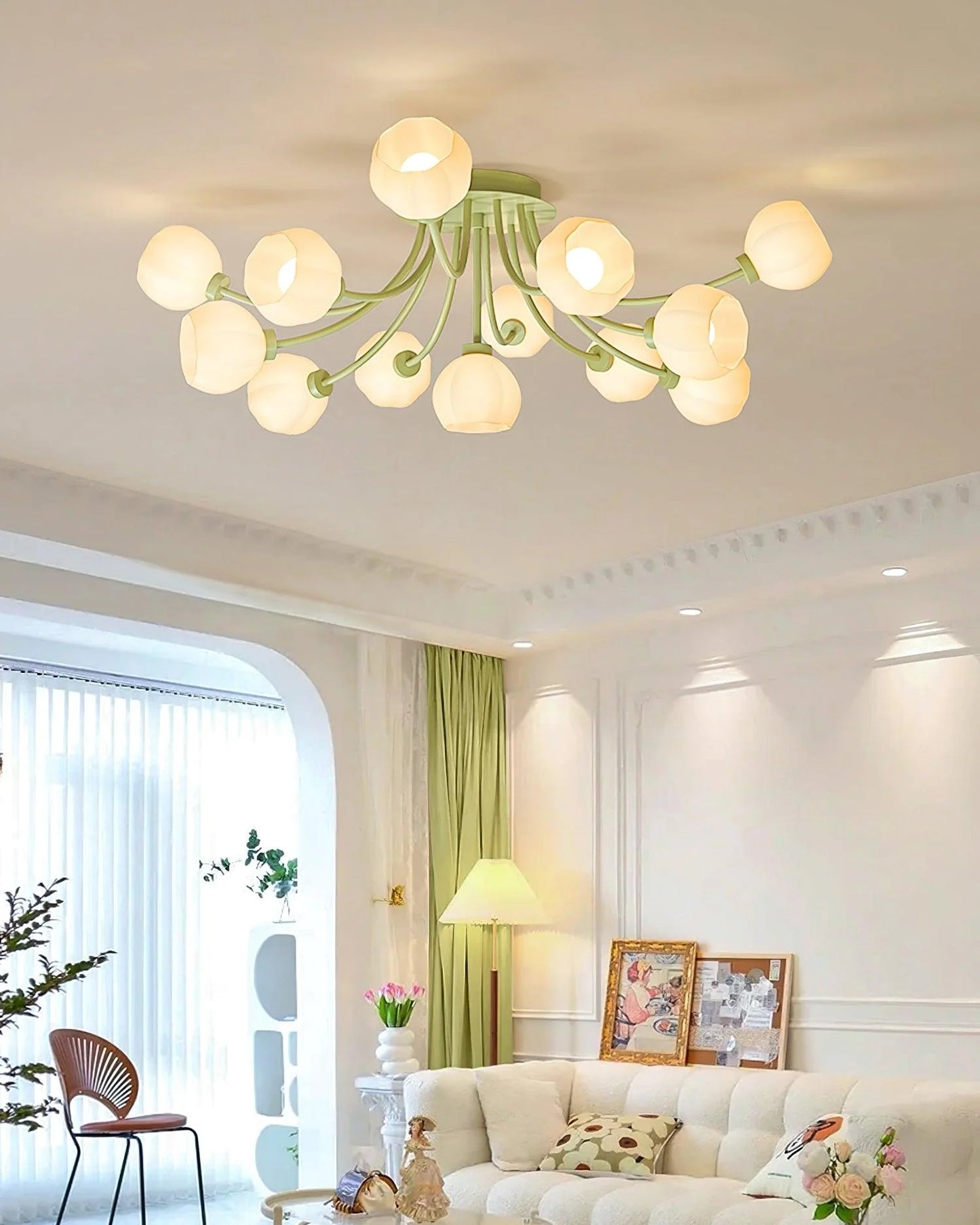 Taras Flower Ceiling Lamp - Loonglight