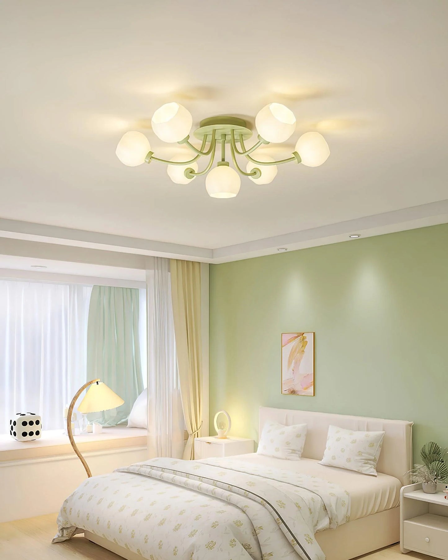 Taras Flower Ceiling Lamp - Loonglight