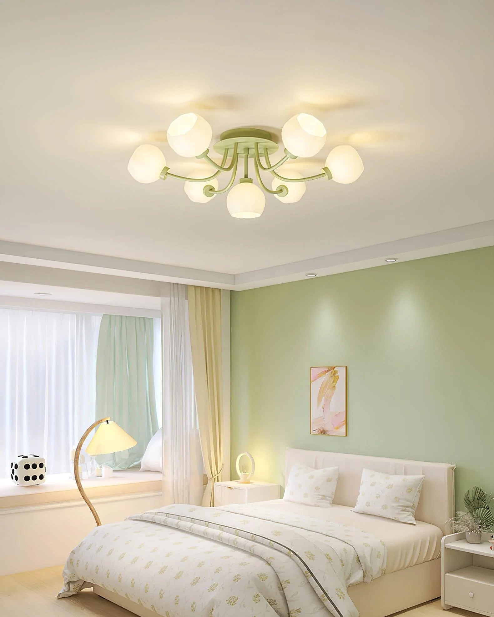 Taras Flower Ceiling Lamp - Loonglight