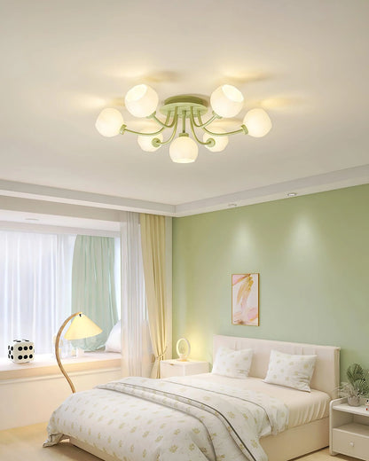 Taras Flower Ceiling Lamp - Loonglight