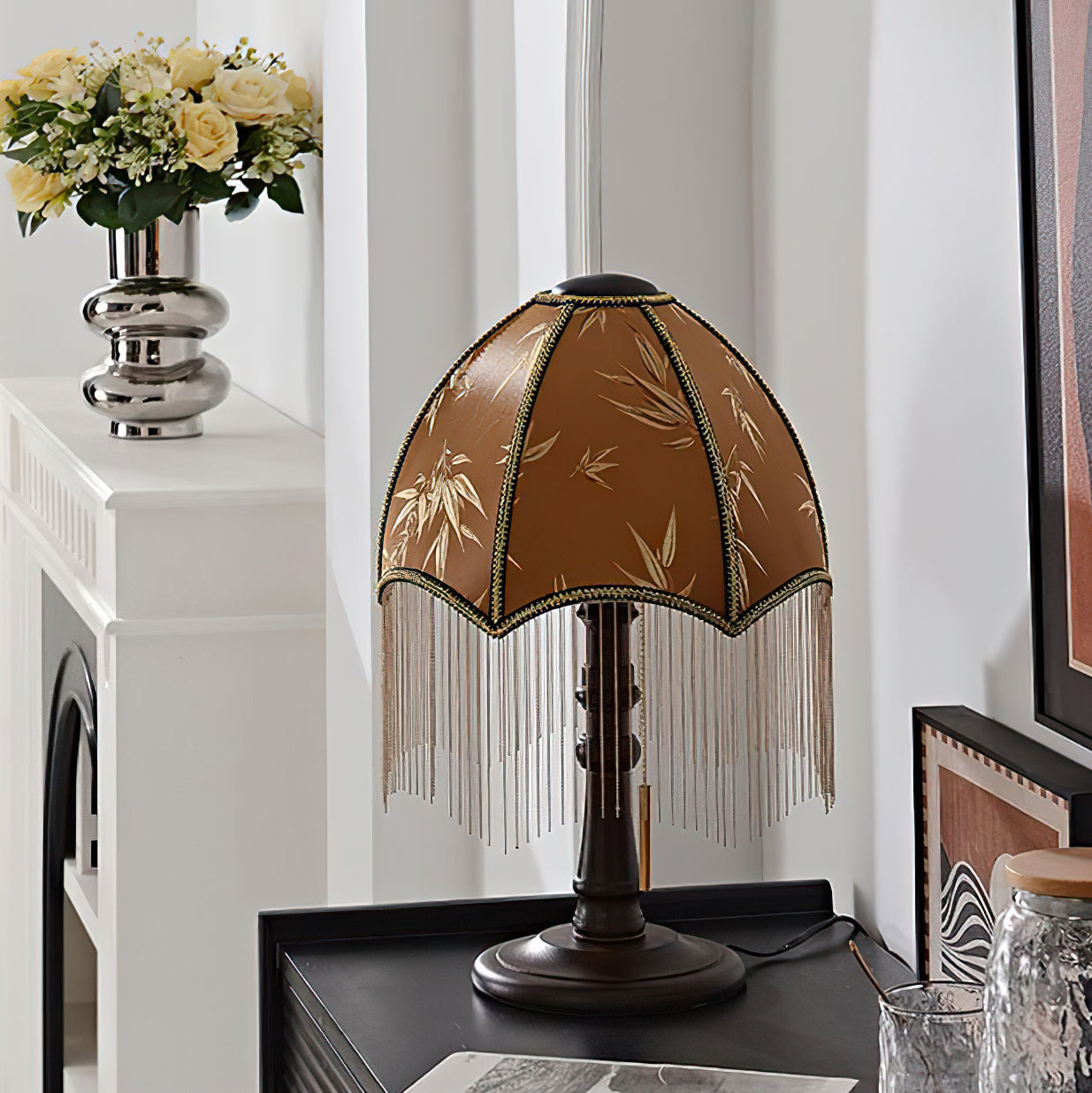 Tassel Bead Table Lamp - Loonglight