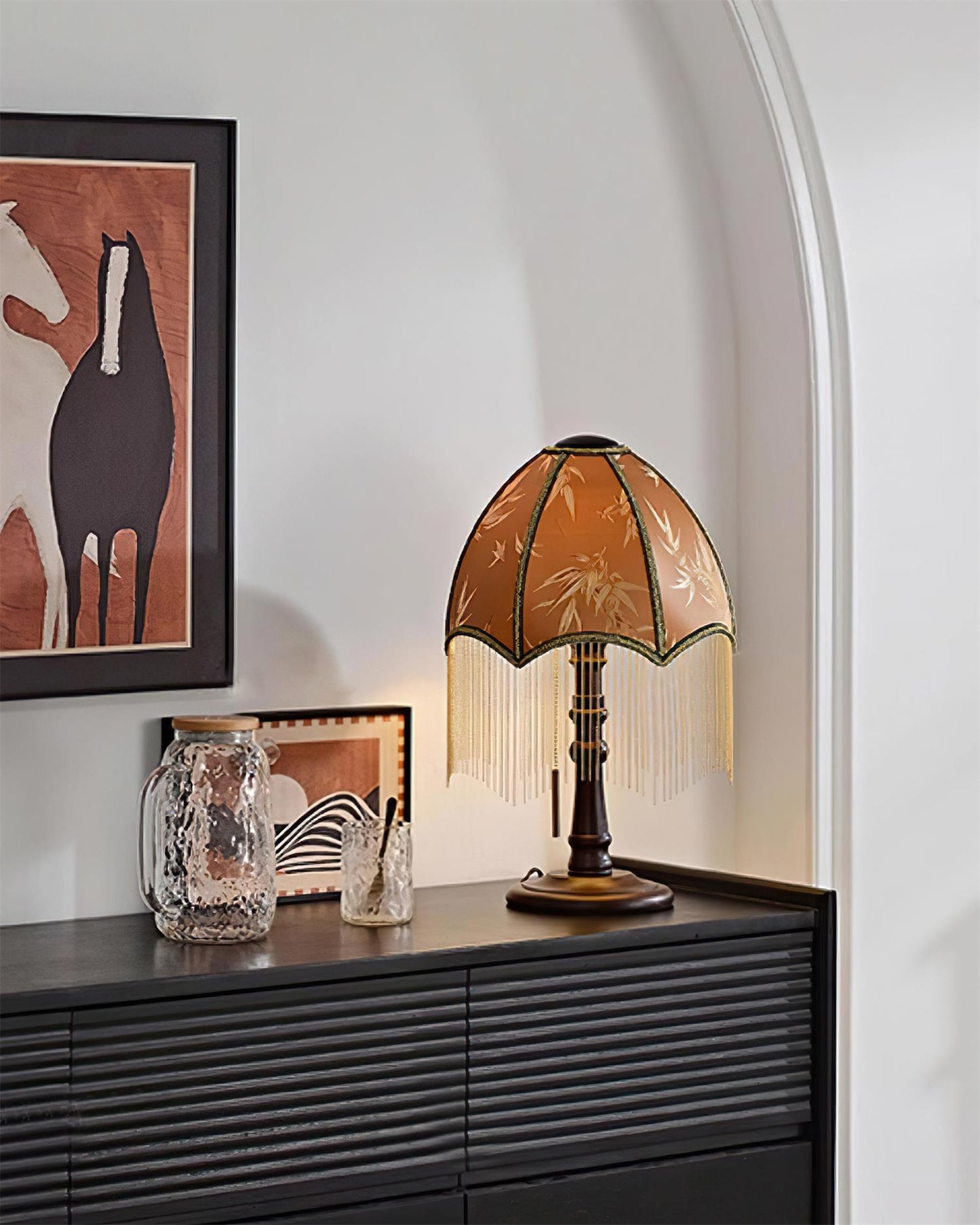 Tassel Bead Table Lamp - Loonglight